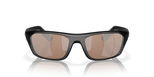 Costa Del Mar Whitetip Pro Sunglasses, Matte Black/Copper Silver Mirrored 580G, 57 mm