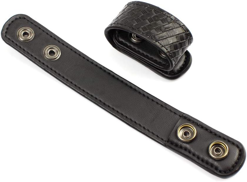 ROCOTACTICAL Double Snap Belt Keepers, Duty Keepers Fit 2.25" Duty Belt, 4-Pack