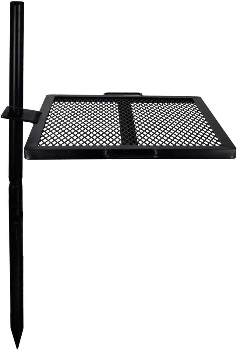 GameMaker Open Fire Cooking Grill – Portable Campfire Grill for Open Flame Cooking, Firepits, Outdoor Fire Rings & Camping – Heavy-Duty, Easy Setup & Adjustable Height