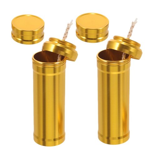 POPETPOP 2pcs Portable Mini Alcohol Burner Lamp Stainless Steel Heating Alcohol Lamp for Outdoor Camping Compact and Lightweight Heater for Science Experiments and Home Use