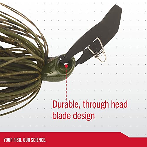 Berkley SlobberKnocker Fishing Jig - Hot Craw / 3/8 oz, 4/0 Hook