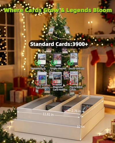 4 Row Card Storage Box for Standard Trading Cards - 14 Inch Variation