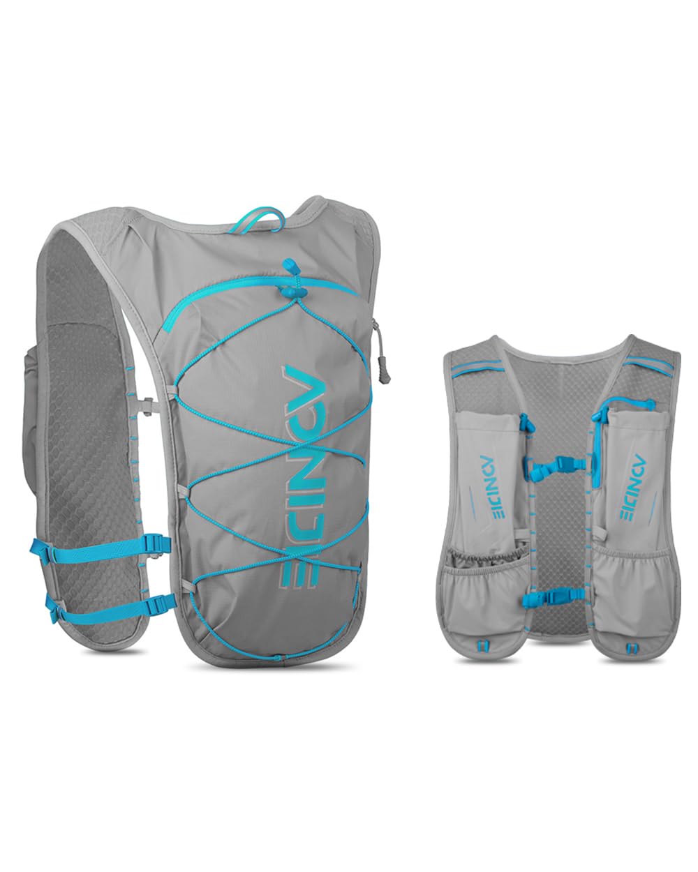 AONIJIE Trail Running Vest for Women Men, Fit for 6.8 inches Phone, 5L Capacity Lightweight Hydration Pack Backpack Ideal for Marathon Training, Hiking, Biking, Trail and Walking
