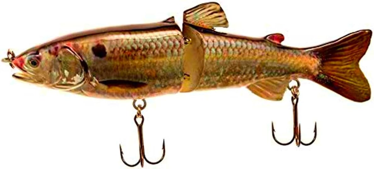 7" RF Glider Glide Bait Bass Musky Striper Fishing Big Lure Multi Jointed Shad Trout Kits Slow Sinking