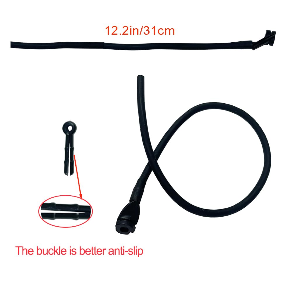 - QI HUO JU - 2Pcs Archery Peep Sight Compound Bow 3/16 Rubber Tube Peep Sight Bow String Tubing with Buckle for Hunting Shooting Targeting Accessories