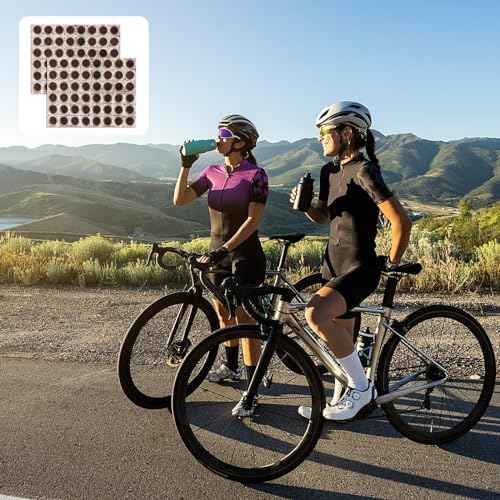 Mozeat Lens 96Pcs Rubber Bike Tire Patches Not Self-Adhesive Rubber Patch Motor Bicycle Bike Tyre Tire Inner Tube Puncture Rubber Patches Repair Kit