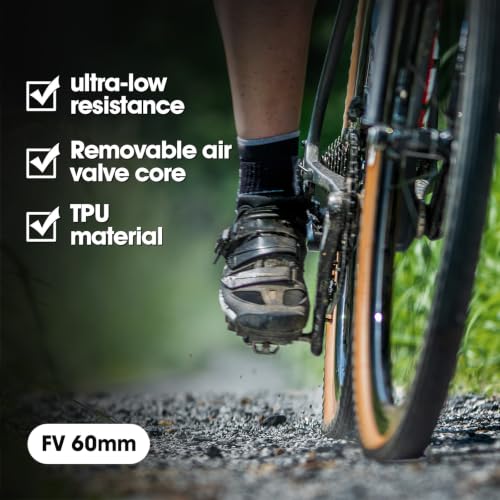 Bike Inner Tube 700x32-47C & 29 MTB Gravel Tire Tube with 60mm Presta Valve