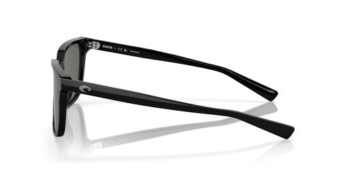Costa Del Mar Man Sunglasses Black Frame, Gray Lenses, 53MM