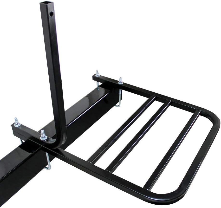 Quick Products QPRBM2R RV Bumper-Mounted 2-Bike Rack with Adjustable Width and Stabilizer Post