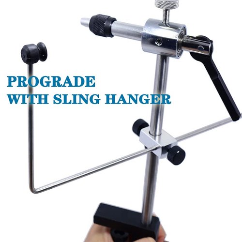 Bolsek Fly Tying Vise 360° Rotary Adjustable Fly Fishing Vise Practical Fly Tying Tool with Steel Reinforced Hook Jaw Durable Handy Fly Fishing Tackle
