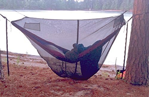 Hammock Bliss Mosquito Net Cocoon -The Ultimate Hammock Bug Net with Insect Proof No See Um Mesh – Make Hammock Camping A Bug Free Experience