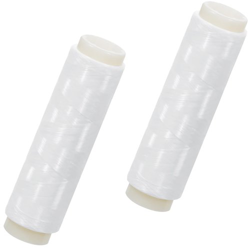 WHTCHSU Fishing Thread Nylon Elastic Invisible Magic Fishing Line Bait Thread 0.1/0.2 mm Length 656 Feet Per Spool Stretchy Line Clear String