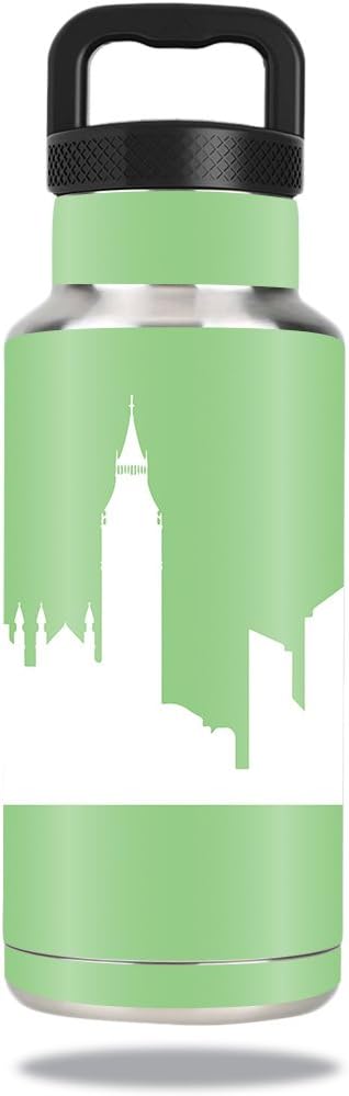 MightySkins Skin Compatible with Ozark Trail Water Bottle 36 oz – Irish Flag | Protective, Durable, and Unique Vinyl Decal wrap Cover | Easy to Apply, Remove, and Change Styles | Made in The USA
