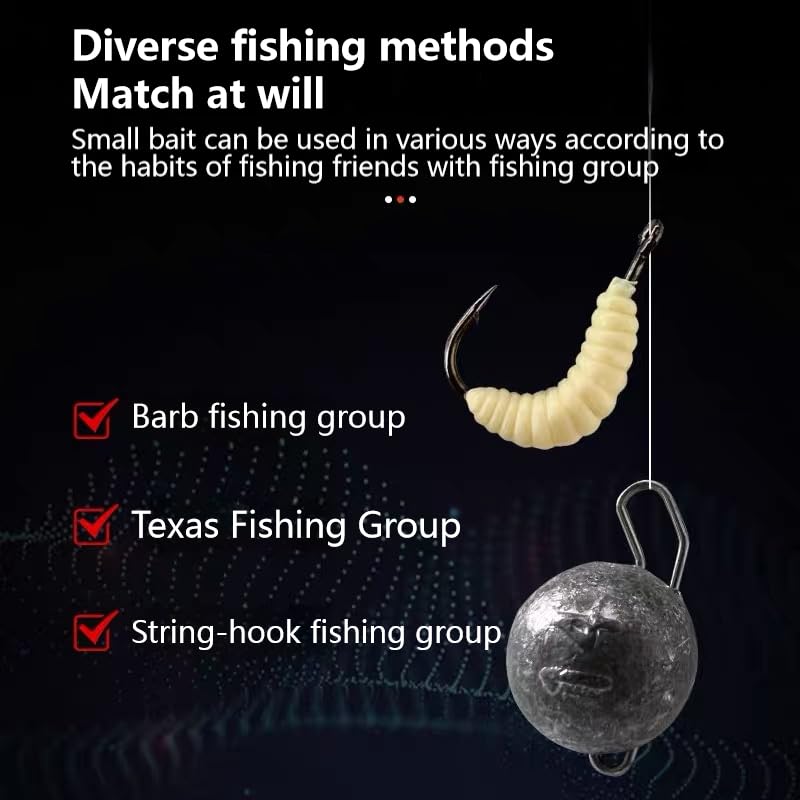 Fishing Lures Tackle Bait Kit Set - Comprehensive Fishing Lures Kit for Trout Bass Salmon - Includes Plastic Shrimp, Worm Bait, Spoon, and Crankbait Jigs (38PCS)