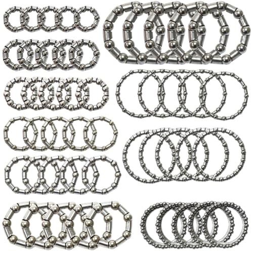 5 Sets of 10 Kinds Bike Ball Bearing Headset Retainer Crank Caged Wheel 4mm to 8mm / 1/6¡± to 1/3¡° Repair Accessories