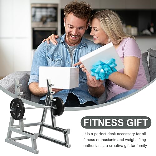 Squat Rack Pen Holder - Fitness & Weightlifting Desk Accessory - As Shown