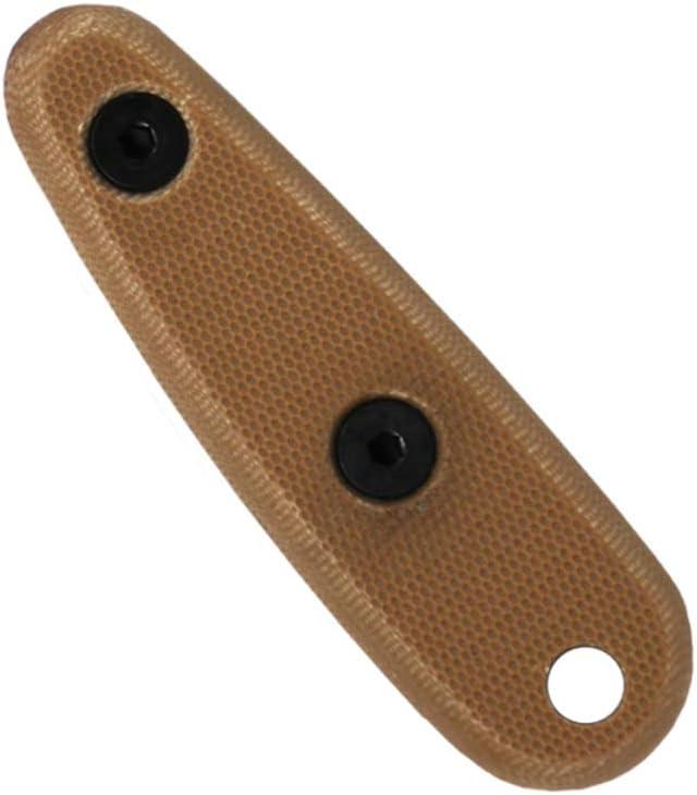 ESEE Izula Knife Handle Scales, Grip Upgrade for Fixed Blade Hunting Knives, Made in USA Camping, Hiking, Survival & Tactical Knife Handle Accessory, Outdoor Gifts for Men (Black G10)