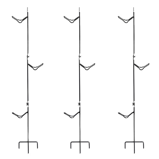 Atflbox Clay Pigeons Holder Pro, Sporting Clays Accessories, Pack of 3 Units Clay Skeet Target Hanger for Shooting Outdoors