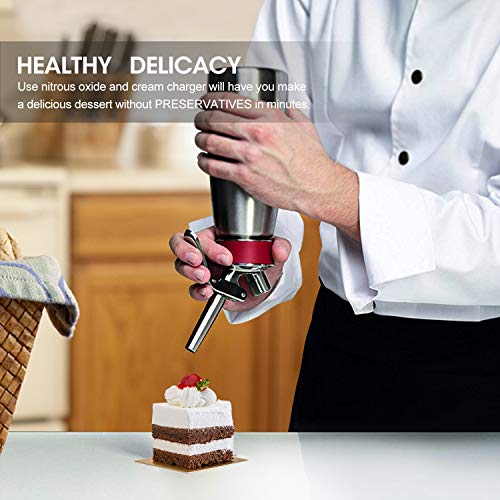 FOMAA Gas Whipped Cream Cartridges, Pack of 25