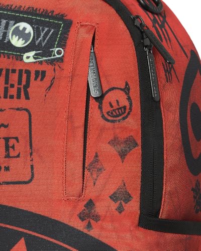 Sprayground Joker DC Asylum Backpack - Polyester, Laptop & Travel Friendly