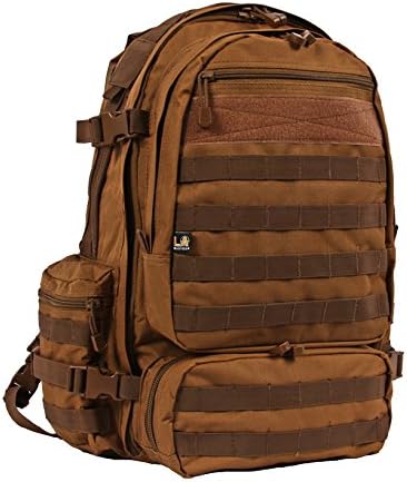 LAPG Operator Tactical Backpack, Adjustable Outdoor Operation Backpack with MOLLE System, Hiking Knapsack - Black