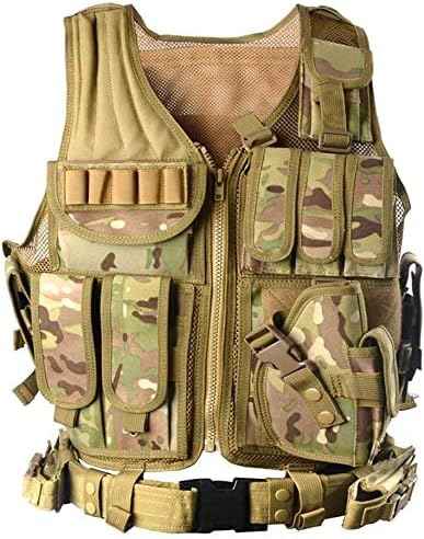 YAKEDA Tactical Vest for Adults - Ultra-Light, Breathable Airsoft Training Gear