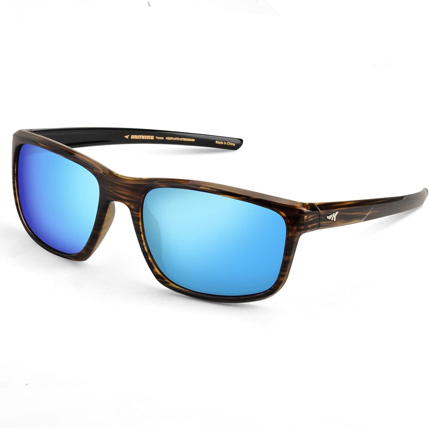 KastKing Toccoa Polarized Sport Sunglasses for Men and Women,Ideal for Driving Fishing Cycling and Running,UV Protection