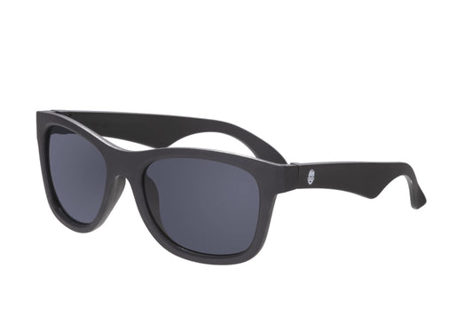 Babiators Baby Navigators - Original Jet Black Kid's Sunglasses | UV Protection, Ages 0-1 | Babies & Toddlers | UV Protection, Durable, Bendable, and Baby Proof