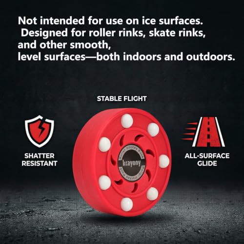 Street Hockey Puck - Regulation Size Practice & Training Equipment