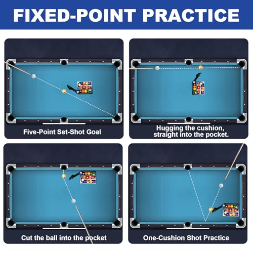 15-Ball Billiard Training Rack for Solo Practice - Precision Pool Cue Accessory