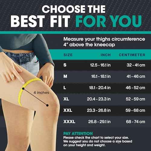 Modvel Compression Knee Brace for Women & Men, 2-Pack Knee Brace for Running Knee Pain, Knee Support Compression Sleeve, Workout Sports Knee Braces for Meniscus Tear, ACL & Arthritis Pain Relief