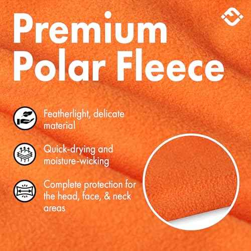 Funky Junque Balaclava Ski Mask - Windproof Fleece Winter Face Cover for Men & Women, Perfect for Skiing Snowboarding Running