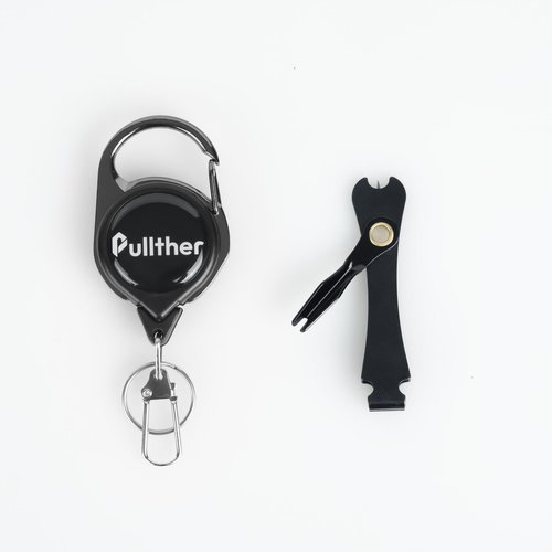 pullther fishing Fishing Knot Tying Tool, Multifunctional Fly Fshing Nippers,3 in 1 Fly Fishing Line Cutter with Retractor