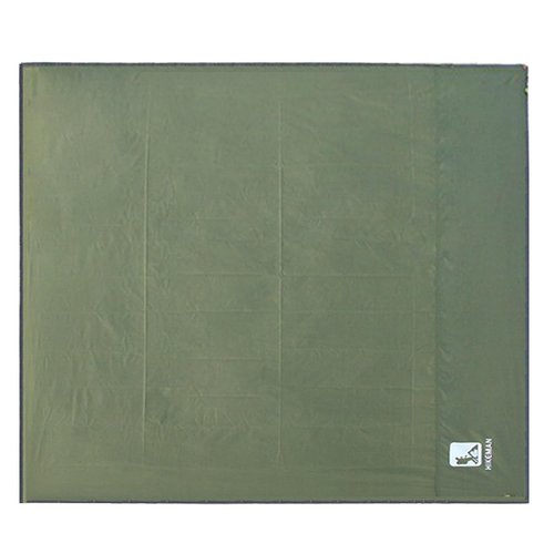 Bringsine Bringsine Waterproof Camping Tent Tarp-95"x83",4 in 1 Multifunctional Tent Mat Footprint for Camping,Hiking and Picnic,Ultralight & Foldable+Tent Stakes (Green, 95" x 83")