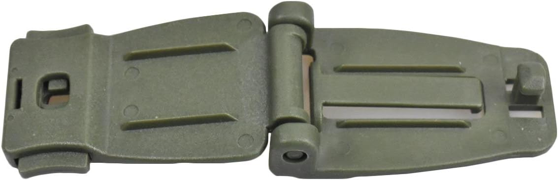 Jadedragon Multipurpose Tactical 360 Rotation D-Ring Clips/Locking Carabiner/Hydration Tube Clips/Elastic String Strap Management Tool for MOLLE Webbing Attachment Backpacks