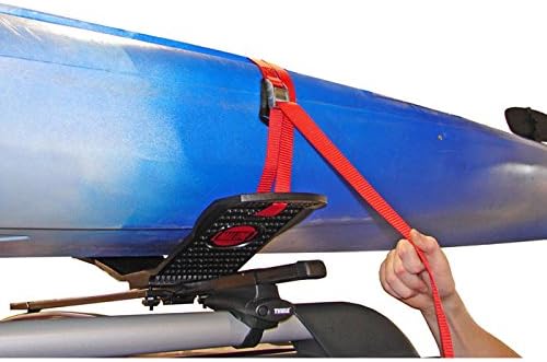 Malone SeaWing Saddle Style Universal Car Rack Kayak Carrier with Bow and Stern Lines