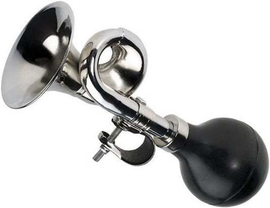 Coolrunner Classic Clown Bugle Horn Metal Bike Horn Bicycle Bell for Vehicles Golf Cart