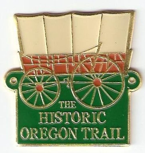 Historic Oregon Trail - Hiking Stick Medallion