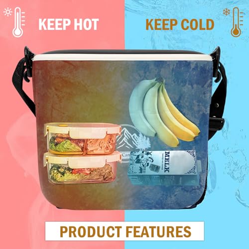 6 QT Insulated Cooler Box for Ice Beverage Food Storage Portable Ice Chest for Camping Picnic Tailgate Outdoor Use Chiller Caja Enfriadora Port?til para Camping