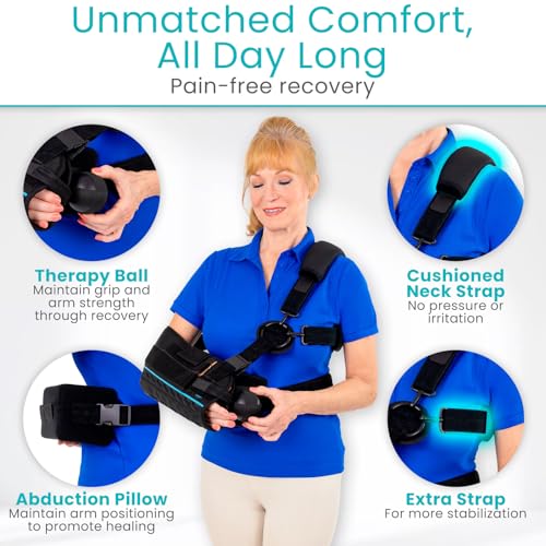 Medium Shoulder Sling with Abduction Pillow - Rotator Cuff Support & Rehab