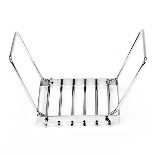 YIWENG Stove Stand, Multifunctional Folding Campfire Grill Portable Stainless Steel Camping Grill Grate Gas Stove Stand