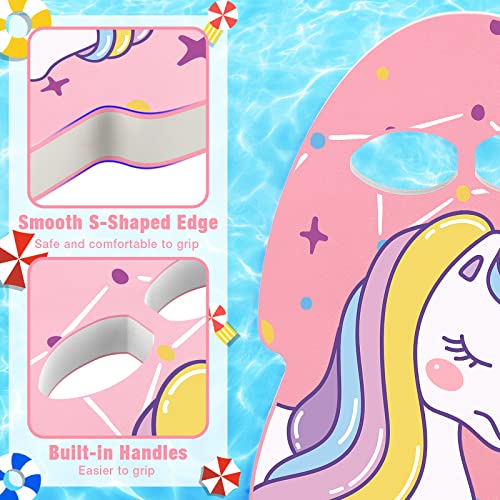 Kids Swim Kickboard - Jellyfish Pink & Unicorn Cartoon Pool Training Equipment