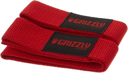 Grizzly Fitness Lifting Straps | 1 Size | Lifting Wrist Straps for Weightlifting & Powerlifting | Gym Strap for Grip Strength & Stability Support | Reduces Slipping | Doesn't Dig Into Hands