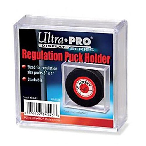 Ultra Pro Square Regulation Puck Holder - Larger Hockey Equipment