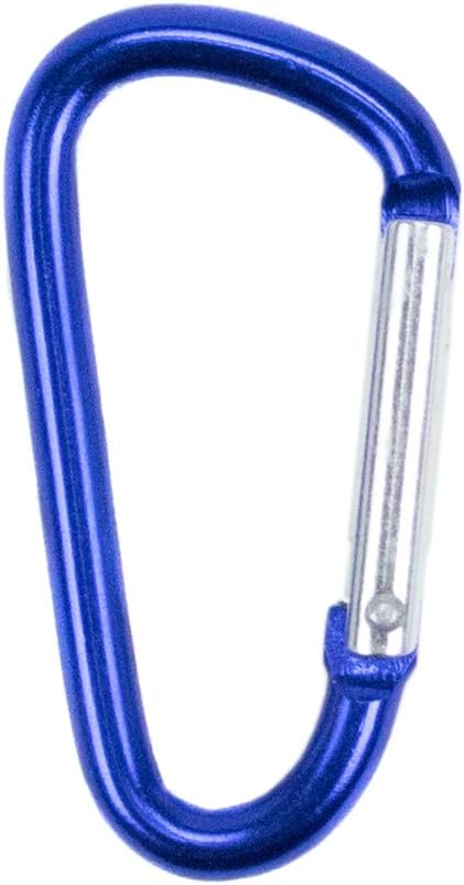 Aluminum D Ring Carabiner Clip Bulk Packages - Available in a Variety of Sizes, Styles, and Colors