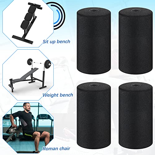 Deekin Foam Foot Pad Rollers Tube Cover 0.87x3.4x6.3 Inches - 4 Pack