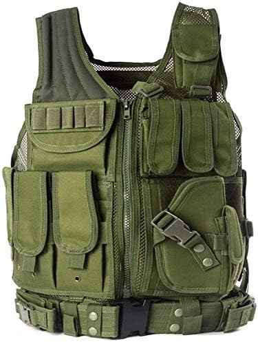 YAKEDA Tactical Vest for Adults - Ultra-Light, Breathable Airsoft Training Gear