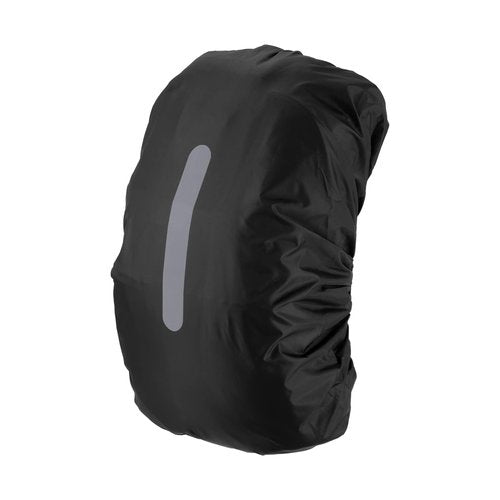 PATIKIL 30-40L Waterproof Backpack Rain Cover, Non-Slip Backpack Cover with Vertical Reflective Strap Stay Dry for Hiking, Camping, Hunting, S, Black