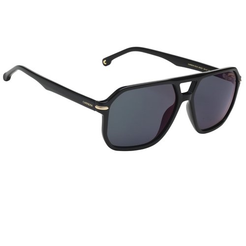Carrera Men's Classic Polarized Navigator Sunglasses, Black and Gold, 59
