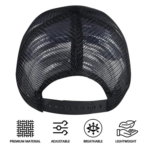 Funny Hats for Mechanics - Mechanic Gifts for Men - Mesh-Back Trucker Hat Brithday for Men